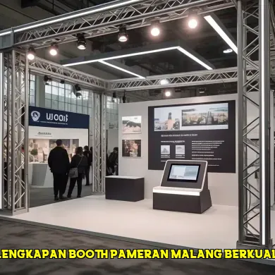 perlengkapan booth pameran malang berkualitas
